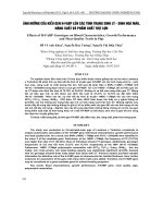 báo cáo khoa học Ảnh hưởng của kiểu gen H-FABP lên các tính trạng sinh lý - sinh hoá máu, năng suất và phẩm chất thịt lợn