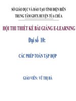 đại số 10 các phép tóan tập hợp _V.T Hà