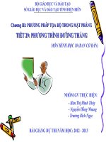 hình học 10 phương trình đường thẳng _Thúy, Nhung ft Ngọc
