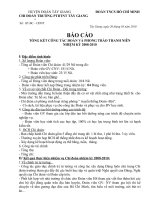 BÁO CÁO TỔNG KẾT CHI ĐOÀN 2008-2010