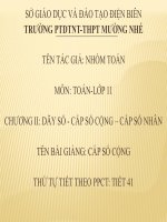 tóan 11 cấp số cộng _THPT Mường Nhé