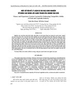 báo cáo khoa học Một số vấn đề lý luận và bài học kinh nghiệm về nâng cao năng lực cạnh tranh của ngành rau quả