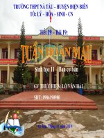 Slide sinh 11 cb bài 19 tuần hòan máu _L.V Hải