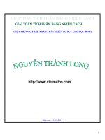 LUYỆN THI ĐẠI HỌC-PP TÍCH PHÂN