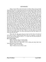 Công tác hạch toán và bộ máy tổ chức quản lý công ty TNHH Hoàng Mạnh