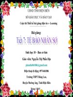 Slide sinh 10 tế bào nhân sơ _Gv N.T.P Dịu