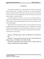 luận văn kế toán  Thực trạng kế toán chi phí sản xuất và tính giá thành sản phẩm tại Công ty Cổ Phần Đầu Tư tài Chính Ninh Bắc