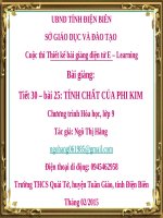 Slide hóa 9 bài 25 tính chất của phi kim _N.T hằng