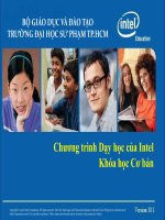 Dạy học dự án Module1