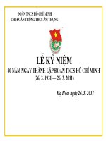 văn nghệ chào mừng