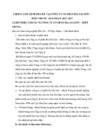 thuyết trình môn quản lý tổ chức: Chiến lược kinh doanh của công ty cổ phần bia Sài Gòn giai đoạn 2012_2017