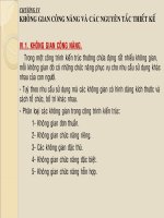 Nguyên lý thiết kế  Kiến trúc dân dụng  Phần 04