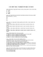 tắc nghiệm tin học căn bản