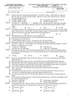 de thi thu dh thang 3 THPT Thạch Thành 1