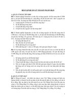 BÀI TẬP QUẢN LÝ TÀI SẢN NGẮN HẠN