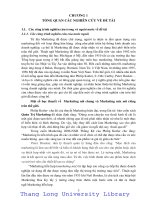 Kháo luận tốt nghiệp Hoàn thiện các chính sách Marketing Mix tại Công ty Cổ phần Thương mại và Quàng cáo Việt Nam