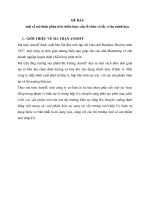 Thuyết trình môn quản lý tổ chức: Mô hình phát triển chiến lược cấp tổ chức