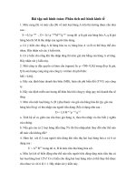 Bài tập mô hình toán Phân tích mô hình kinh tế