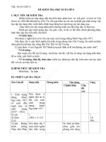 Đề KT HK 2, LS 8 theo ma trận mới