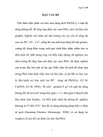 PHƯƠNG PHÁP ĐIỆN PHÂN VỚI MẬT ĐỘ DÒNG KHÔNG ĐỔI NGHIÊN CỨU TÌM HIỂU VỀ ĐIỆN CỰC PbO2 TRÊN NỀN GRAPHIT