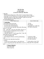 Giáo án lớp 2 buổi chiều tuần 30năm 2011