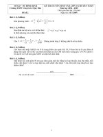 Đề thi vào 10 chuyên Bình Định - đề số 2