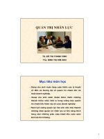 bài giảng quản trị nhân sự