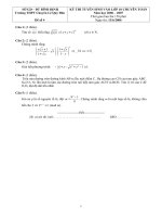 Đề thi vào 10 chuyên Bình Định - đề số 4