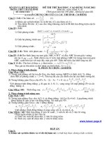 De thi thu dh 2011 o hai duong