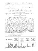 BAO CAO CHINH TRỊ CỦA CHI BỘ NHIỆM KỲ 2010-2012