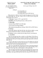 Triệu tập hội nghị giao ban Tháng 4 -2011