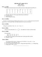 de thi giua hoc ki II toan 7 nam 2011