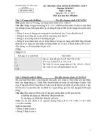 Đề thi HSG lớp 9 năm học 2010-2011 môn Tin học Thành phố Hà Nội