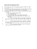 NHỮNG BÀI TOÁN HÌNH 7 KHÓ