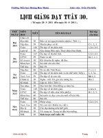 Giao an Lop 5- Tuan 30. CKTKN, 2 cot PP- ND