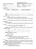 Đề thi toán 6 -HKI