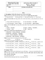 Tiet 56 - Kiem tra 45 phut hay