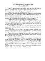 Câu hỏi thuyết trình văn học