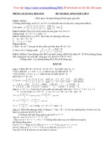 Đề thi và đáp án HSG toán 8 2008-2009(Bỉm Sơn)