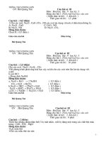 ngan hang cau hoi Hoa THCS