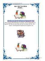 Đề cương ôn thi môn kinh tế vĩ mô