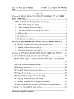 báo cáo thực tập TỔNG QUAN VỀ CÔNG TY CỔ PHẦN CN VẬT LIỆU HÀN NAM TRIỆU