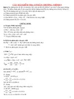 Các bài Toán cơ bản C3 HH9