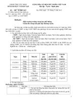 ĐIỀU CHỈNH LỊCH KIỂM TRA HK2 NH: 2010 - 2011