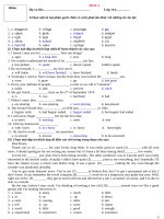 Bộ đề tiếng Anh lớp 11