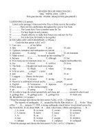 đề thi hk 2 anh 9đáp án