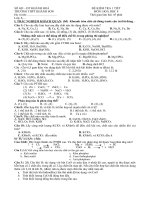 ĐỀ KT HÓA 8 HAY