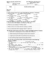 de thi tieng anh cuoi nam lop 9