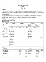 Kiểm tra Hình học kỳ I lớp 6 (Đổi mới)