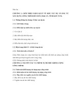 Thuyết minh đồ án Kinh tế xây dựng Hồ chứa nước Đăk Uy, tỉnh Kon Tum